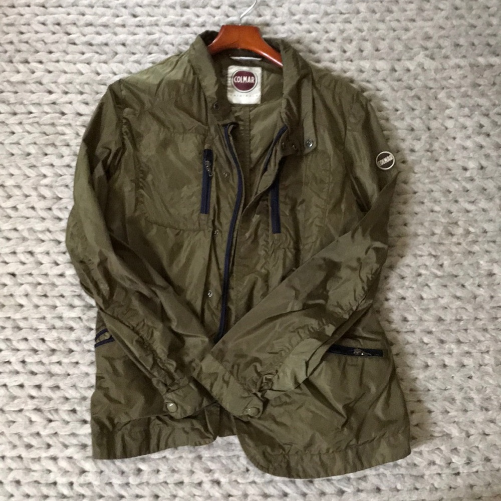 Olive utility jacket - lightweight and on trend!